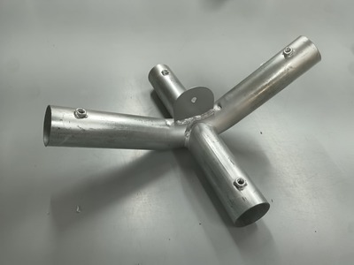 4m Professional Marquee Part 9 - 4 way marquee connector with tab 42mm steel