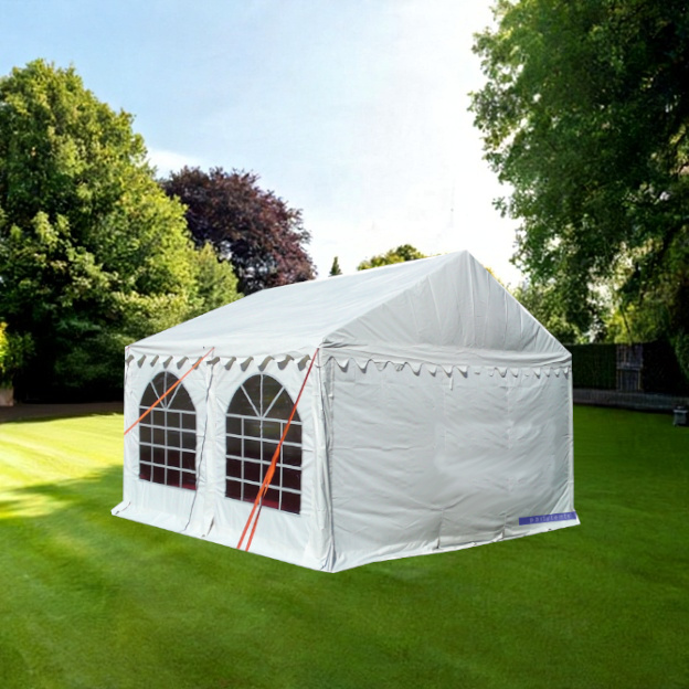 4m x 4m Classic Marquee, 500gsm PVC 1707N, Standard Plus 42mm Frame