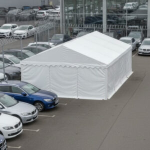 6m x 10m Storage marquee with strong steel frame, PVC covers and extra braces