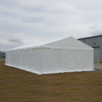 6m x 12m ultimate storage marquee made from fire retardant PVC and 54mm steel framework