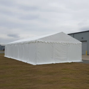 6m x 12m ultimate storage marquee made from fire retardant PVC and 54mm steel framework