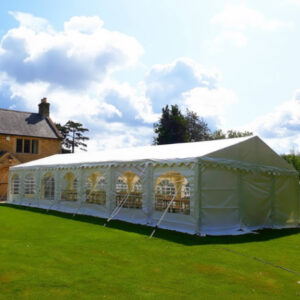 6m x 14m Deluxe PVC Marquee with strong 54mm steel frame