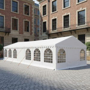 6m x 16m heavy duty waterproof and fire proof PVC marquee with corrosion resistant steel frame