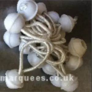Small marque bungee loops 8cm with plastic ball