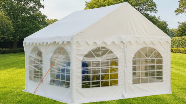 4x4m 500/650gsm PVC marquee with groundbars