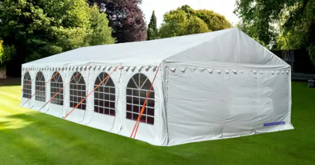 6m x 12m Classic marquee with waterproof and fire retardant PVC covers