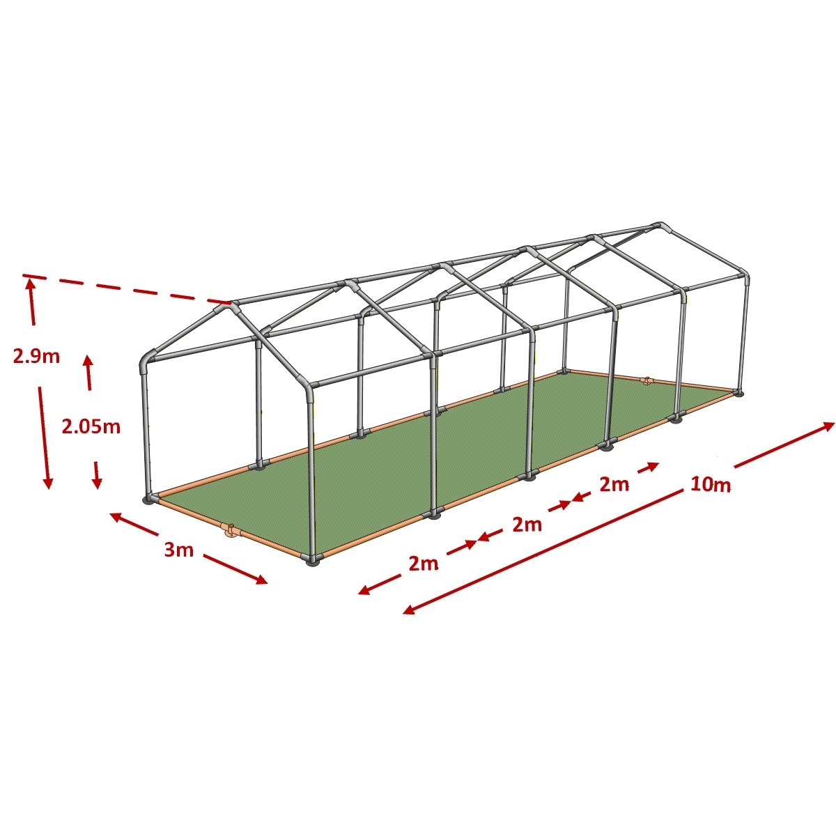 3x10m standard plus framework diagram