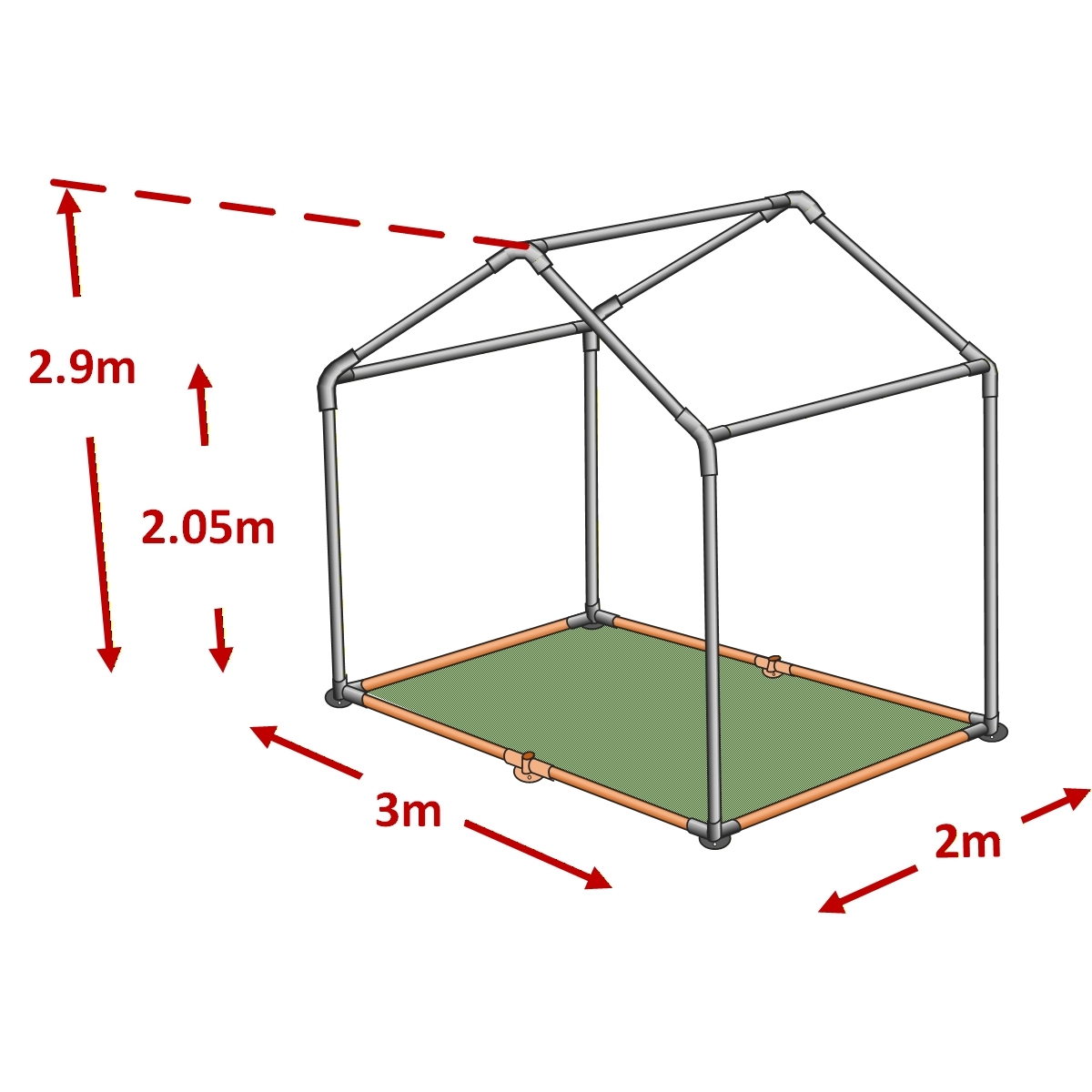 3x2m standard plus framework diagram