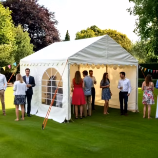 3x3m white PVC Heavy-Duty Marquee with strong steel frame