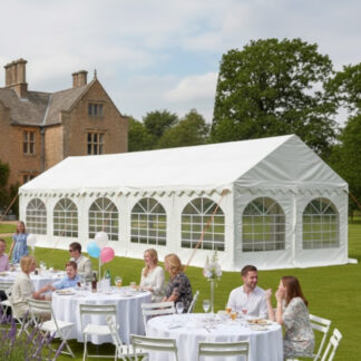 4x10m Heavy Duty white PVC Marquee with strong steel frame