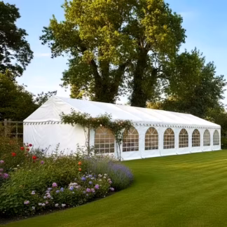 6x18m Heavy Duty PVC Marquee with Ground bars