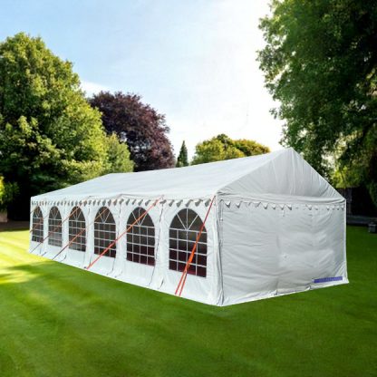 4x12m Classic Marquee with waterproof PVC covers, steel frame and suitable for all events