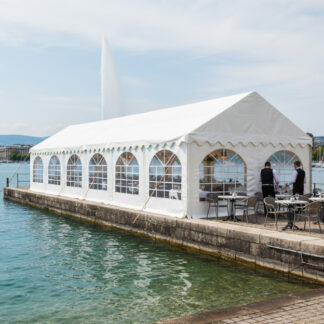 4x12m Professional 650gsm PVC Marquee with Fire Retardant covers