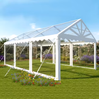 4x6m clear roof and sides marquee