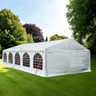 6m x 10m classic garden marquee with removable sides and ends