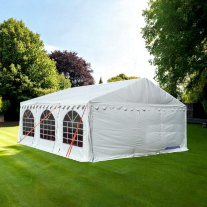 6x6m marquee perfect for garden events and parties, strong and durable frame and covers