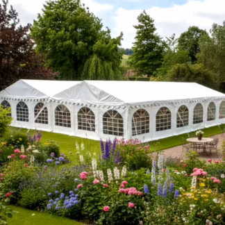 12x12m Commercial PVC Marquee with Ground bars