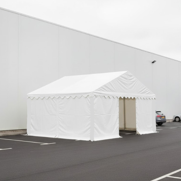 6m x 4m Heavy Duty Storage Marquee PVC Waterproof and fire retardant