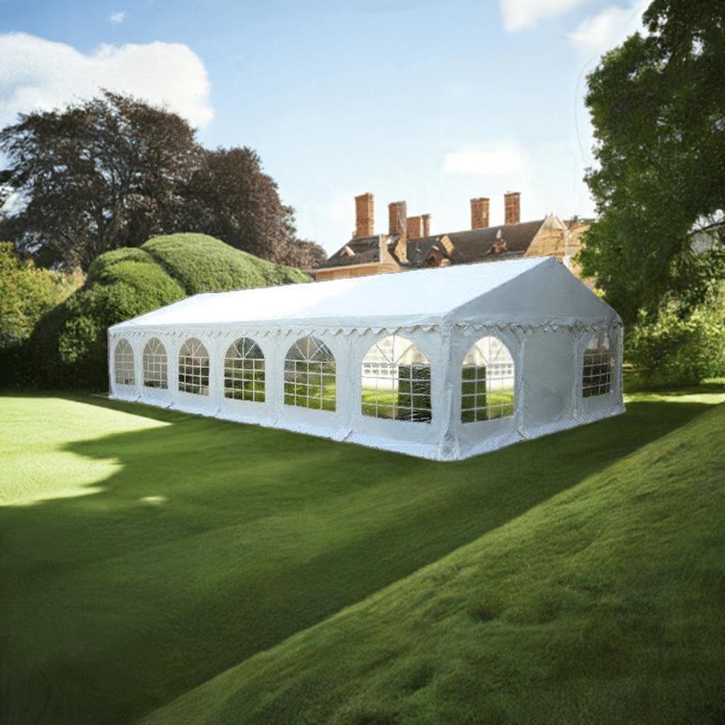 6x12m Marquee / party tent on a large garden lawn