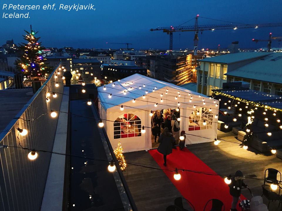 6x6m Deluxe Marquee in Iceland